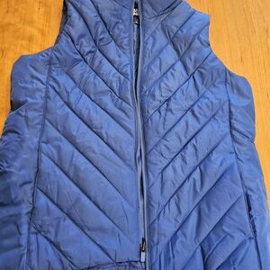 Lands' End Royal Blue Quilted Vest